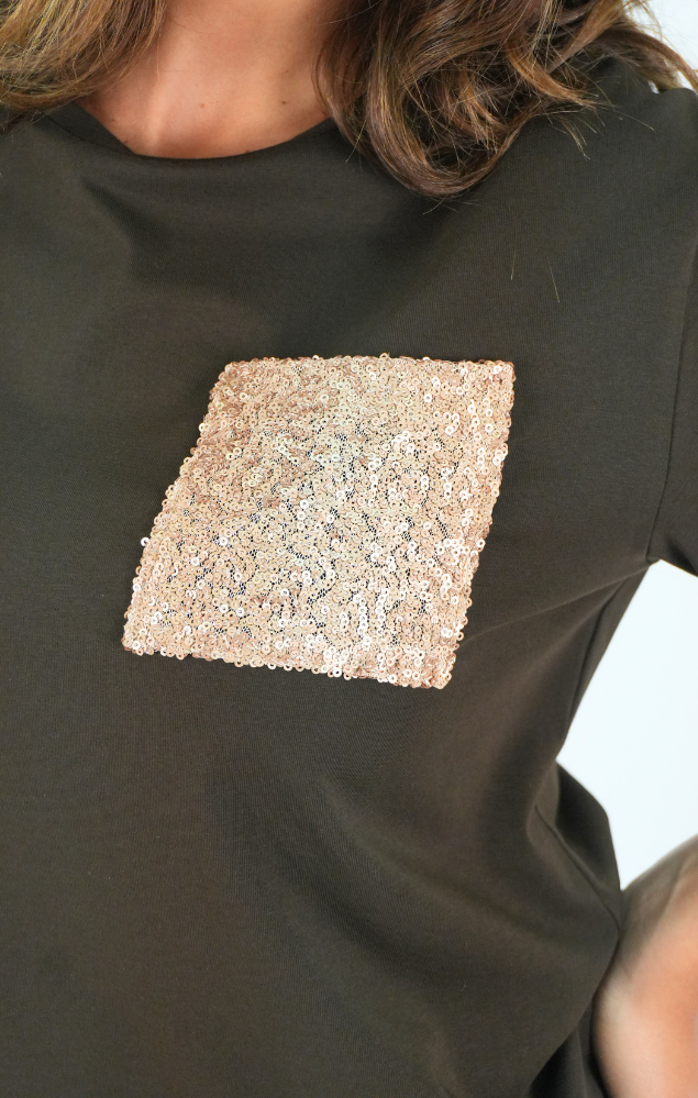 T-Shirt Alex marrone