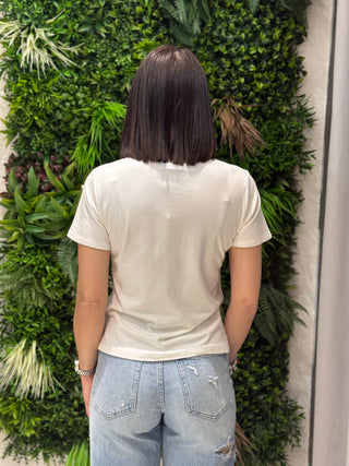 T-shirt Stella bianca