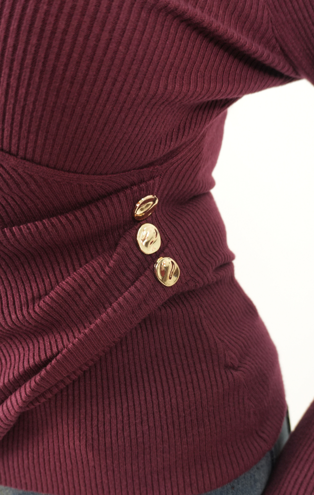 Maglia Ambra Bordeaux