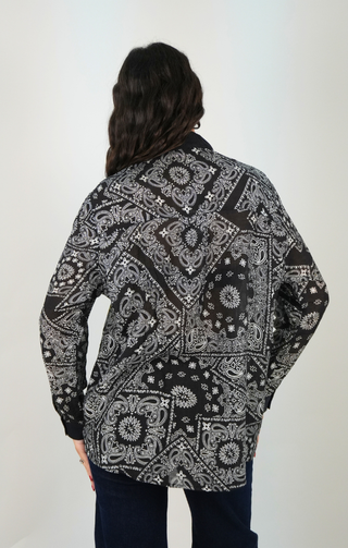 Camicia bandana nero