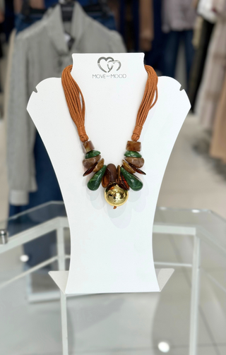 Collana con cauciù