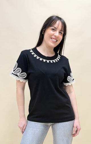 T-Shirt Isabel nero
