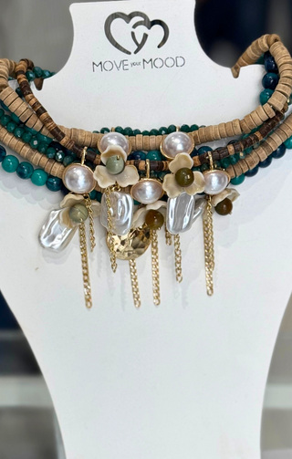 Collier Africa azzurro