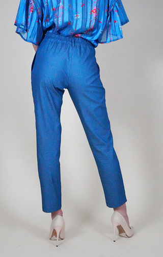 Pantalone effetto denim