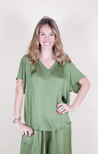 Maglia "over" Verde