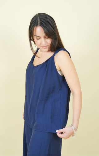 Top coordinato Kelly Blu