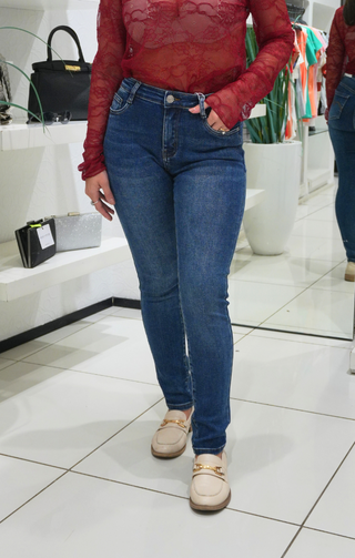 JEANS SLIM FIT BLU