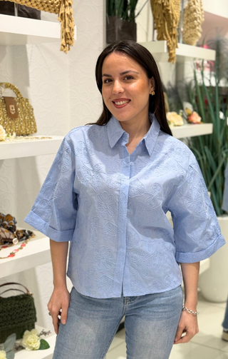 Camicia Desy azzurra