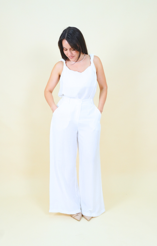 Pantalone coordinato Kelly Bianco