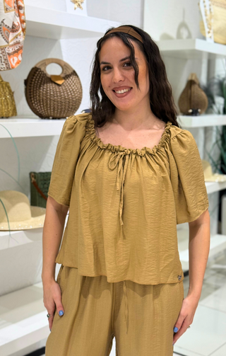 Top Zahira cammello