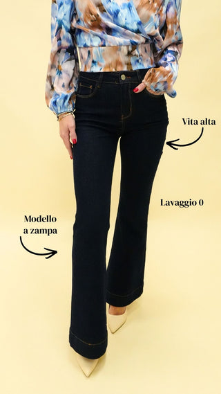 Jeans Ambra blu scuro