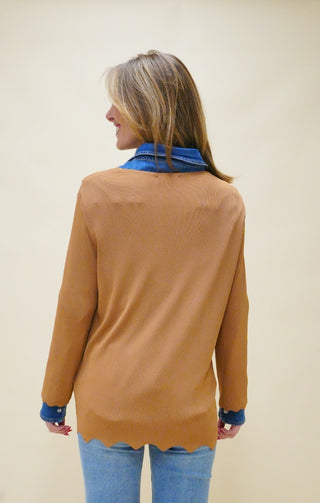 Maglia Lorella cammello