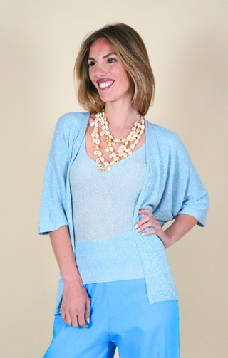 Cardigan Sole azzurro