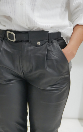 Pantalone in eco-pelle