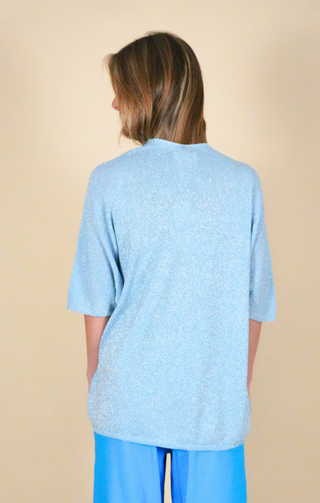 Cardigan Sole azzurro
