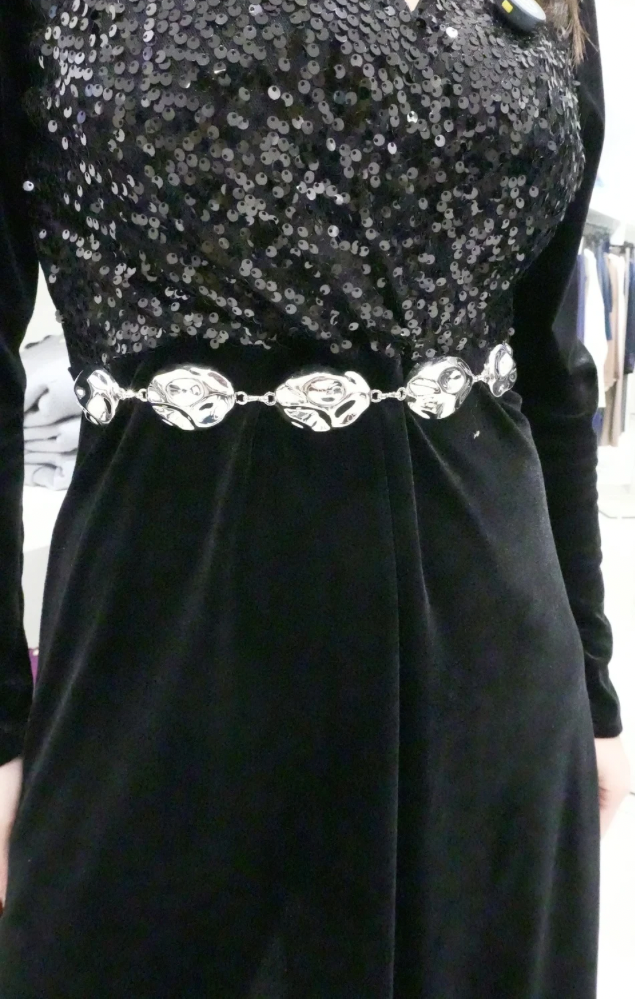 Cintura Zara argento