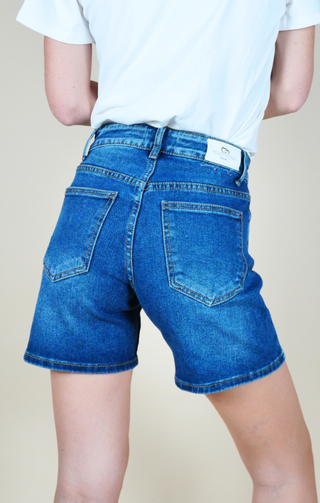 Shorts di jeans blu