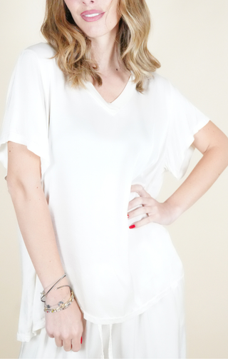 Maglia "over" Panna