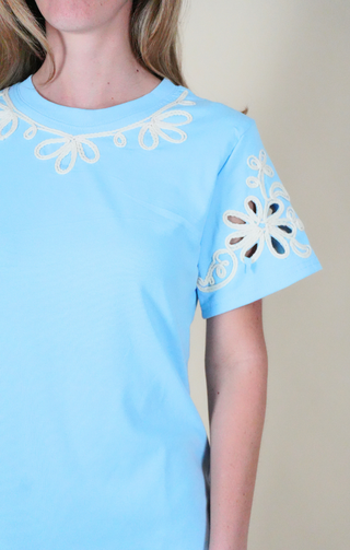 T-shirt Roberta azzurro