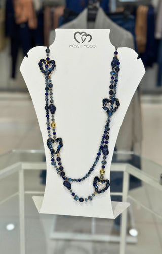 Collana Cuore blu