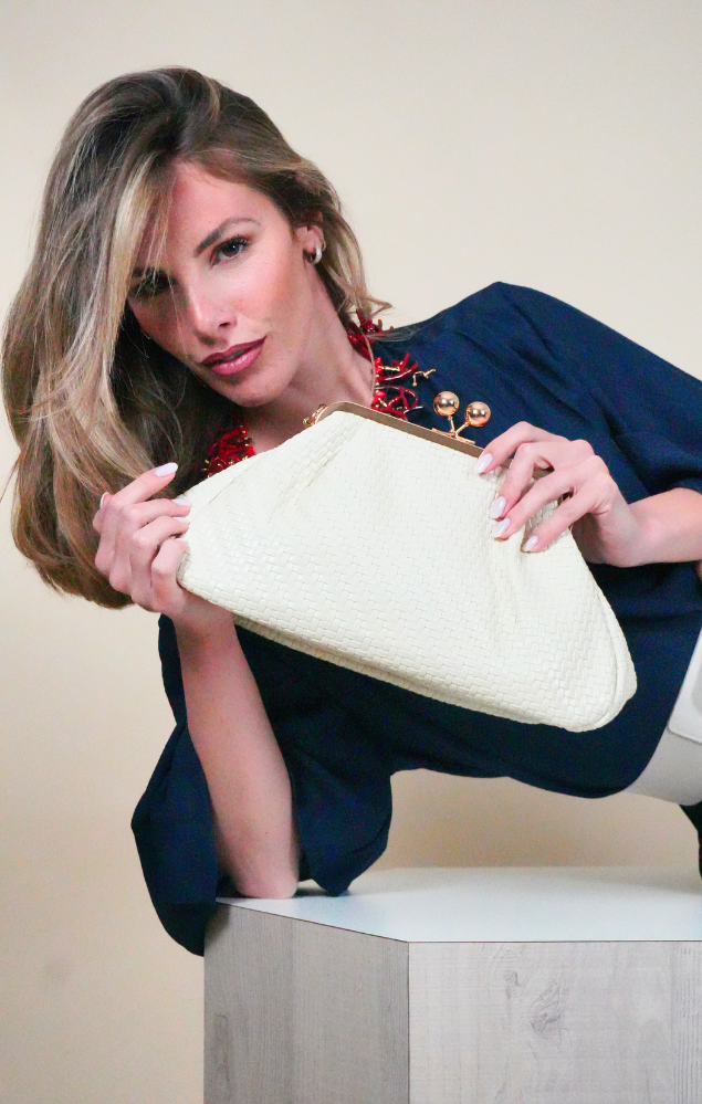 Borsa bottega panna