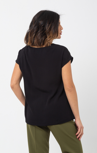 Blusa con scollo a V