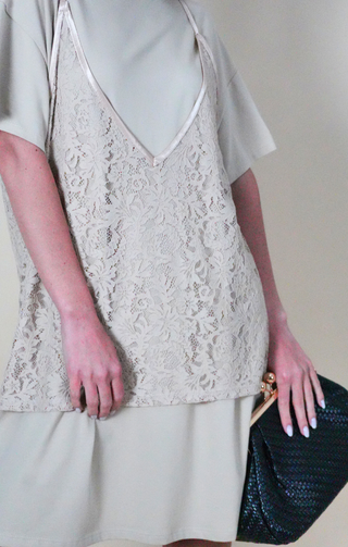 Abito Top beige
