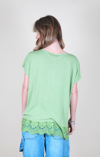 Maglia di filo verde