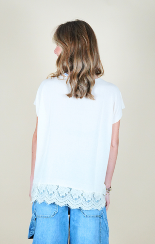 Maglia di filo panna