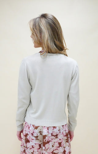 Coprispalle in filo beige