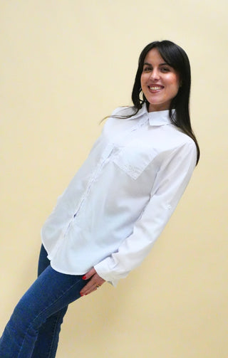 camicia basic bianco