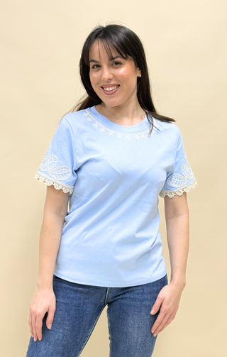 T-Shirt Isabel celeste