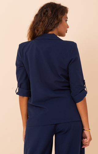 Blazer in poly-viscosa 3/4