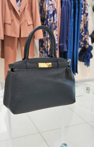 Borsa in ecopelle nera
