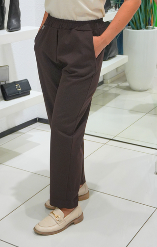 Pantalone Pop-trash marrone