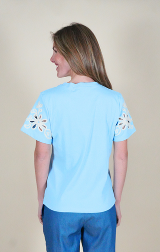 T-shirt Roberta azzurro