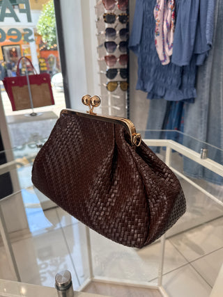 Borsa bottega marrone