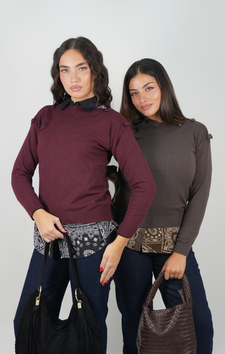 Maglia Giulia Bordeaux