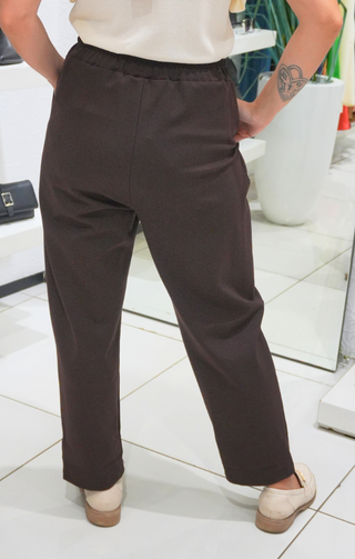 Pantalone Pop-trash marrone