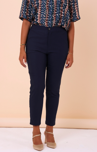 Pantalone basic blu