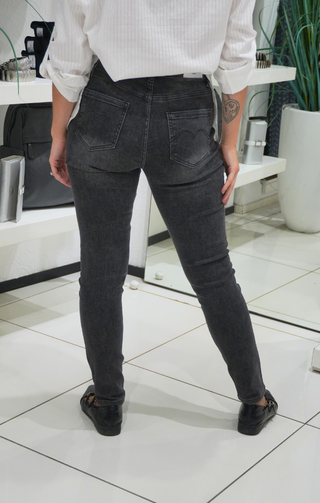Jeans slim grigio