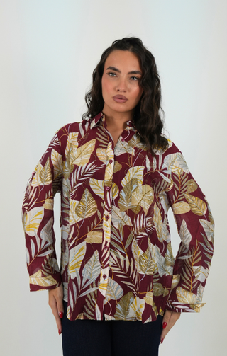 Camicia Kendra bordeaux