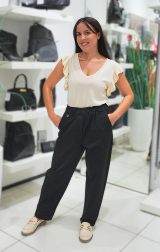 Pantalone Pop-trash nero
