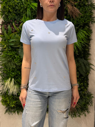 T-shirt Alex azzurra