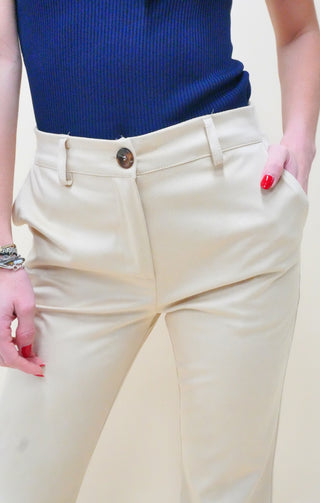 Pantalone Daino beige