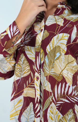 Camicia Kendra bordeaux