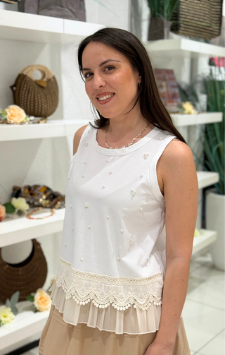 Canotta Janette Bianca