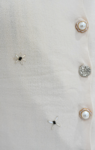 Gilet Elegante “Perla Chic” beige