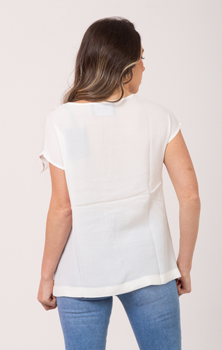 Blusa con scollo a V