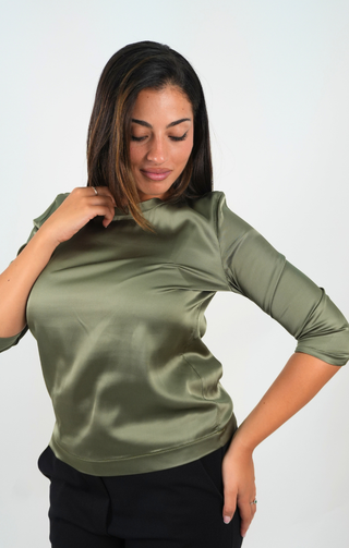 Blusa Rachele Verde militare